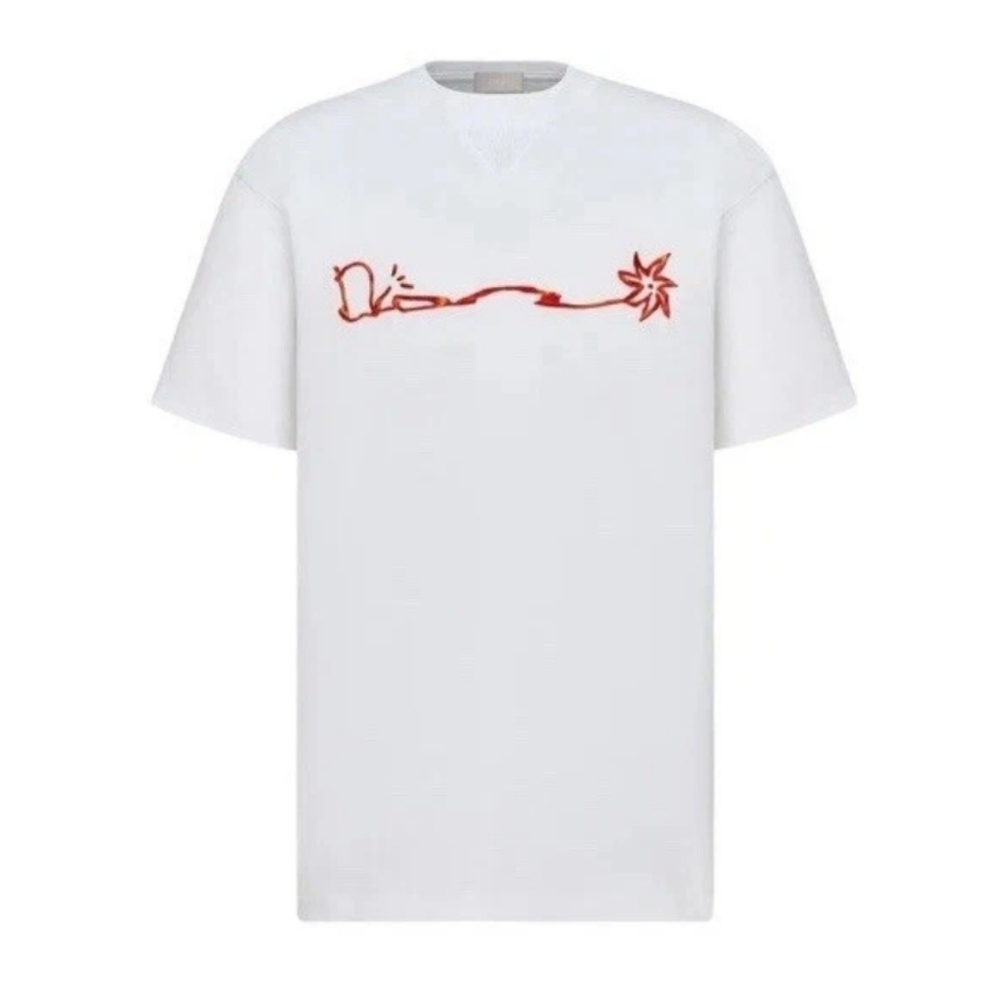 Authentic Dior X Cactus Jack OversizedTshirt  #241-003-617-4039 Size Medium